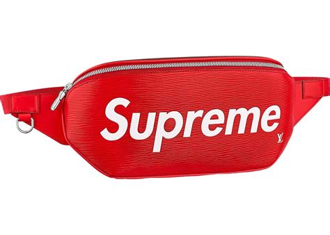 louis vuitton x supreme bumbag epi red|louis vuitton x supreme.